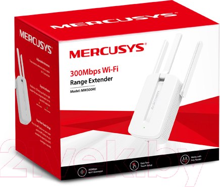 Изображение товара Усилитель беспроводного сигнала Mercusys MW300RE