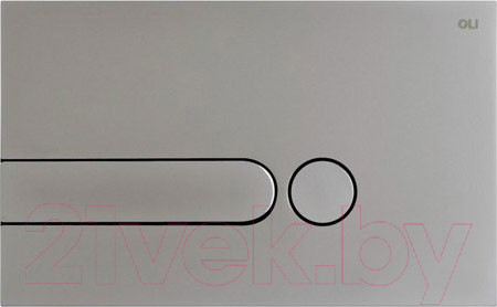 Изображение товара Кнопка для инсталляции Oli iPlate 670006 (матовый хром)