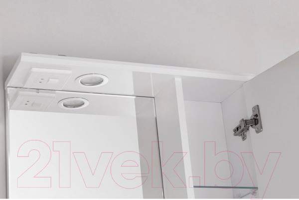 Изображение товара Шкаф с зеркалом для ванной Emmy Монтана 60