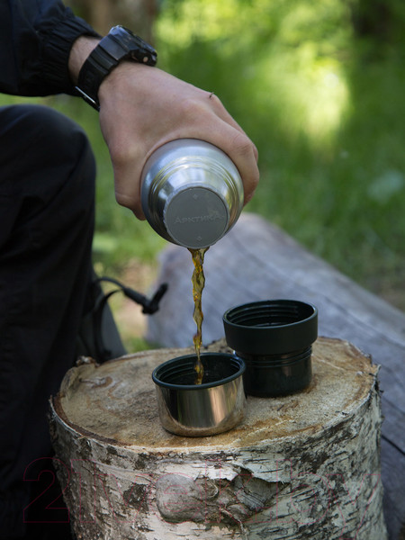 Изображение товара Термос для напитков Арктика 106-1200 (серебристый)