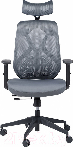 Изображение товара Кресло офисное Norden Имидж / YS-0817H(D+T) (черный пластик/серая сетка)