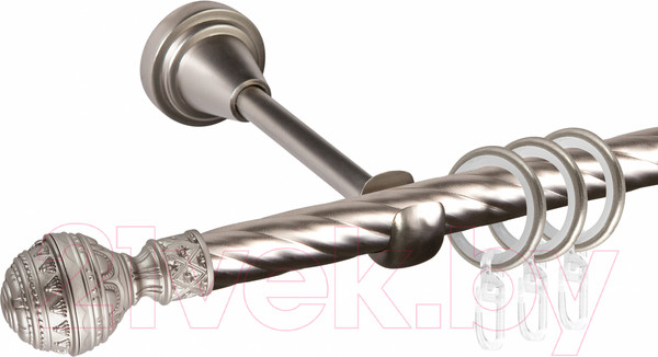 Изображение товара Карниз для штор АС ФОРОС Grace D16K составной + наконечники Ампир (3.2м, сатин)