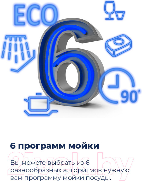 Изображение товара Посудомоечная машина Maunfeld MWF 08B