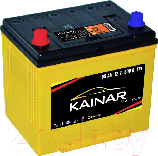 Изображение товара Автомобильный аккумулятор Kainar Asia JL+ / 062 22 40 02 0131 08 11 0 R (65 А/ч)