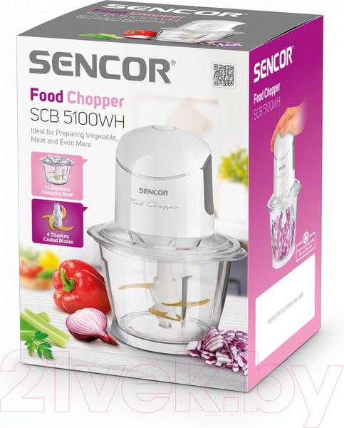 Изображение товара Измельчитель-чоппер Sencor SCB 5100WH