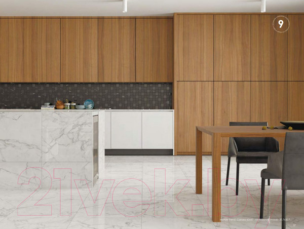 Изображение товара Плитка Kerranova Marble Trend Carrara K-1000/MR (300x600)