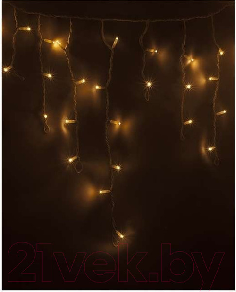 Изображение товара Светодиодная бахрома Neon-Night Айсикл 255-138-6 (4.8x0.6м, теплый белый)