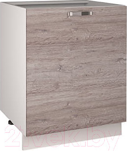 Изображение товара Шкаф-стол кухонный Anrex Alesia 1D/60-F1 (серый/дуб анкона)