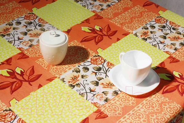 Изображение товара Скатерть Arloni 2014-152 150х150 (пэтчворк дизайн 1)