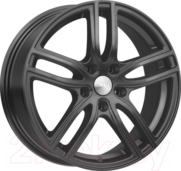 Изображение товара Литой диск SKAD Брайтон 17x7" 5x114.3мм DIA 67.1мм ET 48.5мм Черный бархат