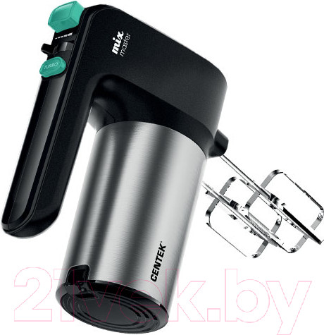 Изображение товара Миксер ручной Centek CT-1123 (черный/сталь)