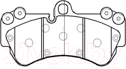 Изображение товара Тормозные колодки HSB HP8544