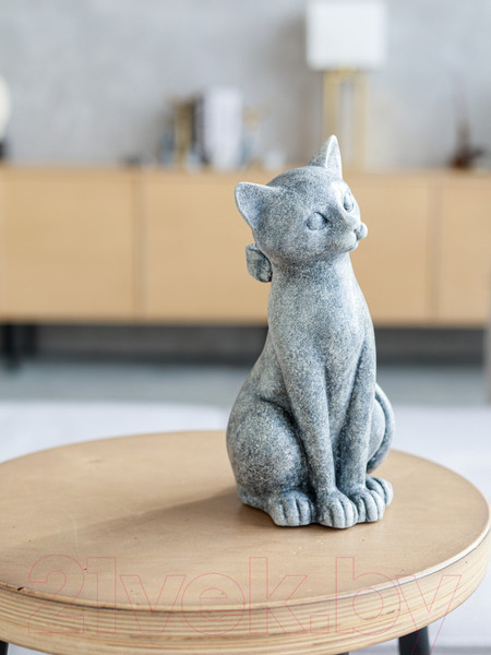 Изображение товара Статуэтка Нашы майстры Кот с бантом 3035 (декорированная)