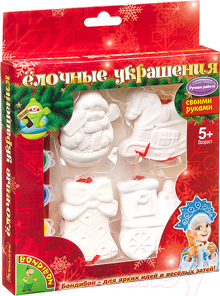 Изображение товара Набор для творчества Bondibon Елочные украшения / ВВ1568