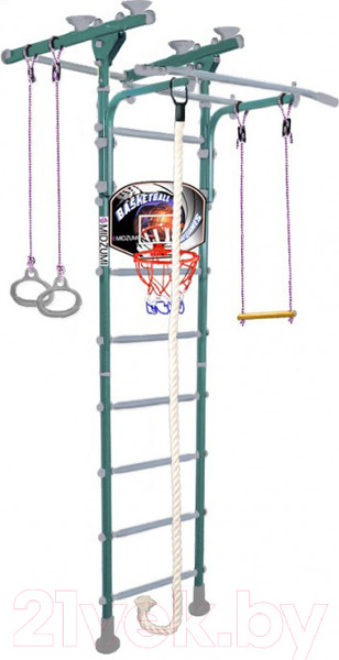 Изображение товара Детский спортивный комплекс Midzumi Hoshi Ton Basketball Shield (ментоловый сорбет)