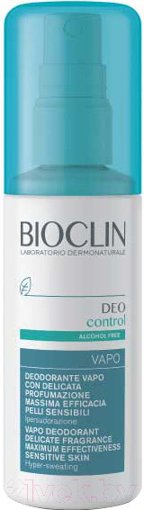 Изображение товара Дезодорант-спрей Bioclin Deo Control Макс эффект с легким ароматом для чувствит. кожи (100мл)