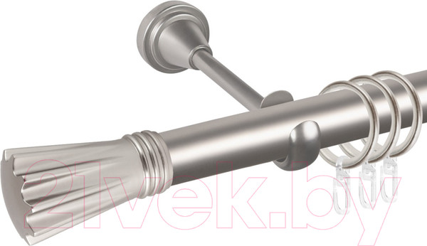 Изображение товара Карниз для штор АС ФОРОС Grace D25Г составной + наконечники Буэнос (3.2м, сатин)