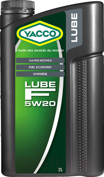 Изображение товара Моторное масло Yacco Lube F 5W20 (2л)