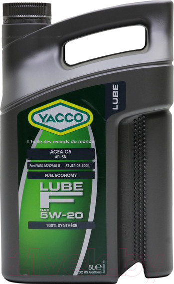 Изображение товара Моторное масло Yacco Lube F 5W20 (5л)