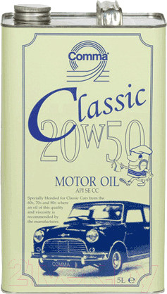Изображение товара Моторное масло Comma Classic 20W50 / CLA20505L (5л)