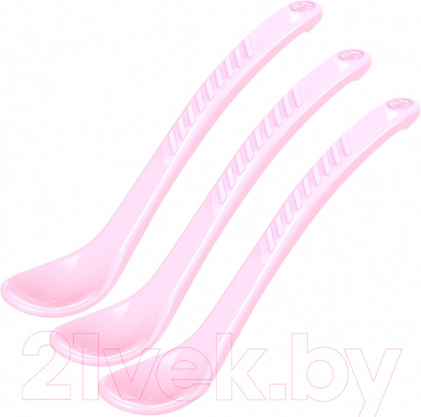 Изображение товара Набор столовых приборов для кормления Twistshake Feeding Spoon / 78179 (3шт, розовый)
