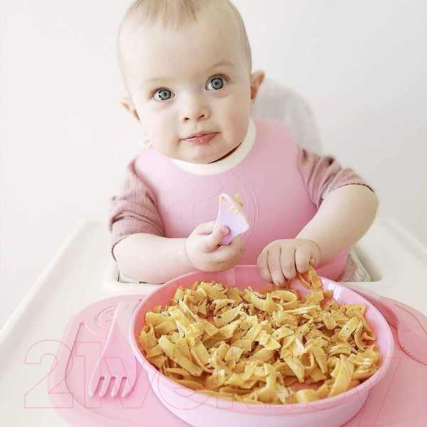 Изображение товара Набор столовых приборов для кормления Twistshake Learn Cutlery / 78201 (пастельный зеленый)