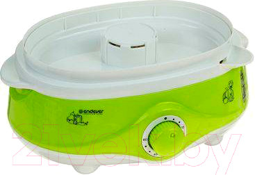 Изображение товара Пароварка стационарная Endever Vita-171 (белый/зеленый)