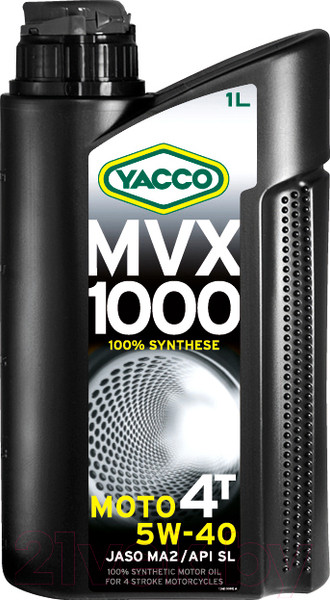 Изображение товара Моторное масло Yacco MVX 1000 4T 5W40 (1л)