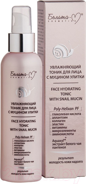 Изображение товара Тоник для лица Белита-М Увлажняющий с муцином улитки (150мл)