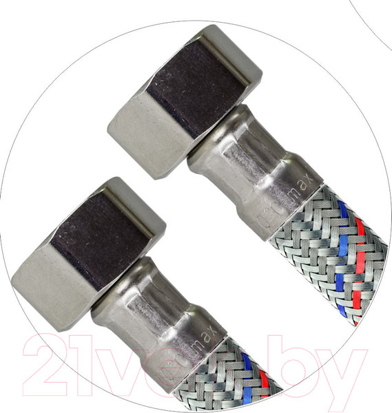 Изображение товара Гибкая подводка Tim C66-4 0.4 м г-г полимер