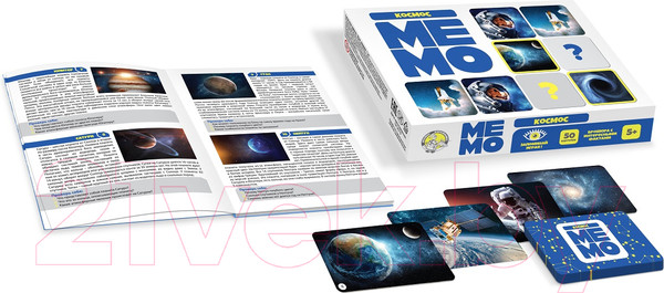 Изображение товара Настольная игра Десятое королевство Мемо. Космос / 03595