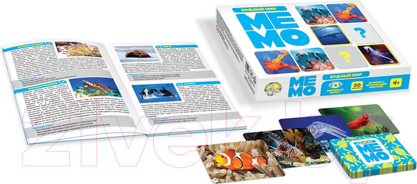 Изображение товара Настольная игра Десятое королевство Мемо. Водный мир / 03593