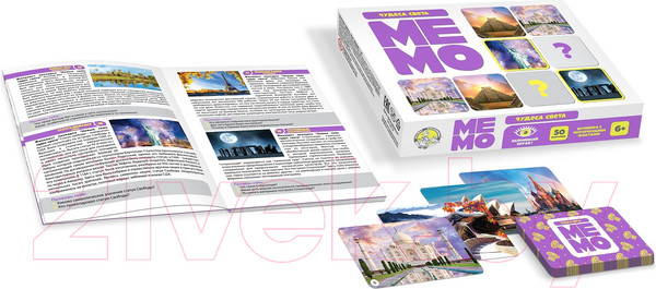 Изображение товара Настольная игра Десятое королевство Мемо. Чудеса света / 03591