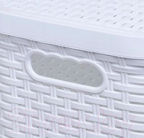 Изображение товара Корзина для белья Violet Ротанг / 235006 (60л, белый)