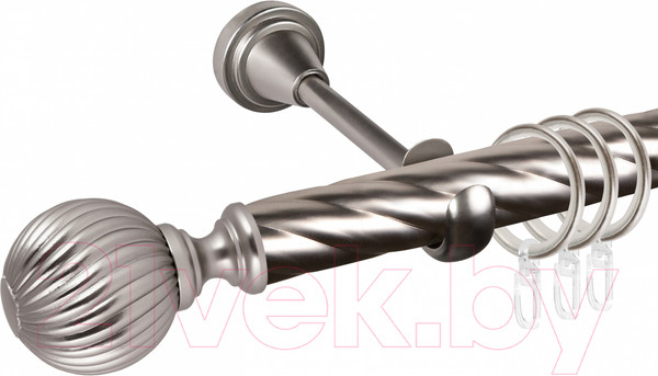 Изображение товара Карниз для штор АС ФОРОС Grace D25К составной + наконечники Орион (3.2м, сатин)