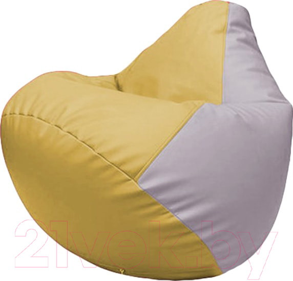 Изображение товара Бескаркасное кресло Flagman Груша Макси XXL Г2.3-0825 (охра/сиреневый)