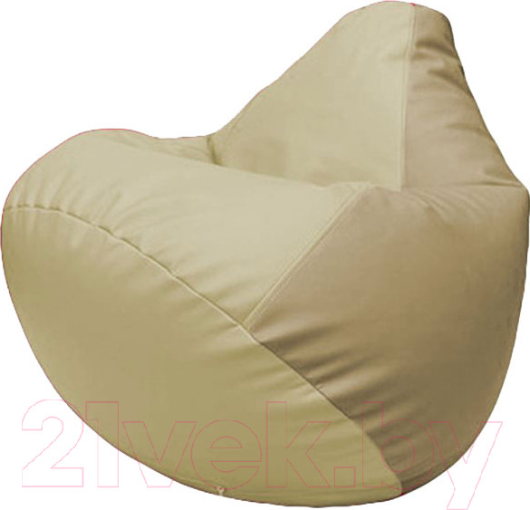 Изображение товара Бескаркасное кресло Flagman Груша Макси XXL Г2.3-1012 (светло-бежевый/бежевый)