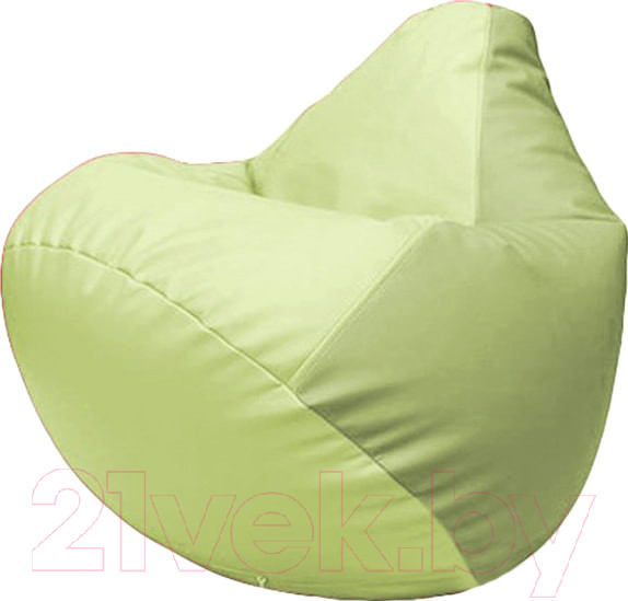 Изображение товара Бескаркасное кресло Flagman Груша Макси XXL Г2.3-0419 (светло-салатовый/оливковый)