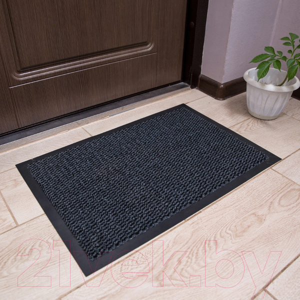 Изображение товара Коврик грязезащитный Велий Сатурн 60x90 (антрацит)