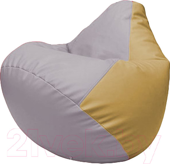 Изображение товара Бескаркасное кресло Flagman Груша Макси XXL Г2.3-2513 (сиреневый/бежевый)