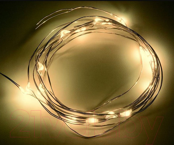 Изображение товара Светодиодная гирлянда Neon-Night Роса 303-006 (2м, теплый белый)