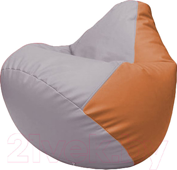 Изображение товара Бескаркасное кресло Flagman Груша Макси XXL Г2.3-2520 (сиреневый/оранжевый)