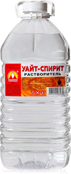 Изображение товара Растворитель Вершина Нефрас Уайт-спирит (5л)