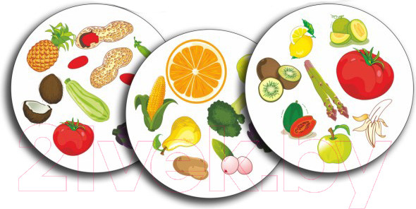 Изображение товара Настольная игра Topgame ДуББль. Овощи-фрукты / 01518