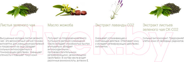 Изображение товара Маска для лица альгинатная Sativa Anti Acne №101
