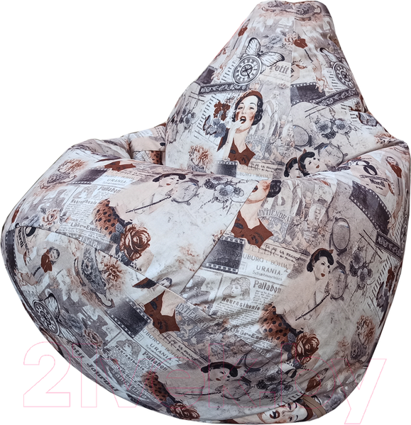 Изображение товара Бескаркасное кресло Flagman Груша Макси XXL Г2.5-123 (Retro)