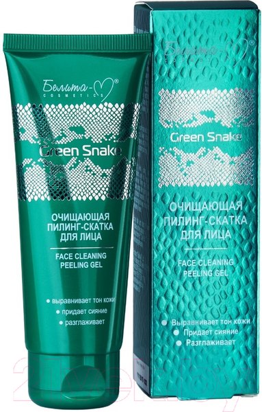 Изображение товара Пилинг для лица Белита-М Green Snake Очищающая (75г)