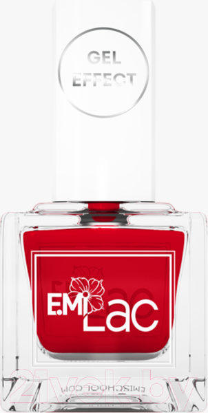 Изображение товара Лак для ногтей E.Mi Ультрастойкий лак Gel Effect Безупречный красный №030 (9мл)