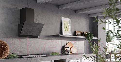 Изображение товара Вытяжка наклонная Faber Grexia Gres DG/BK A90 (330.0543.465)