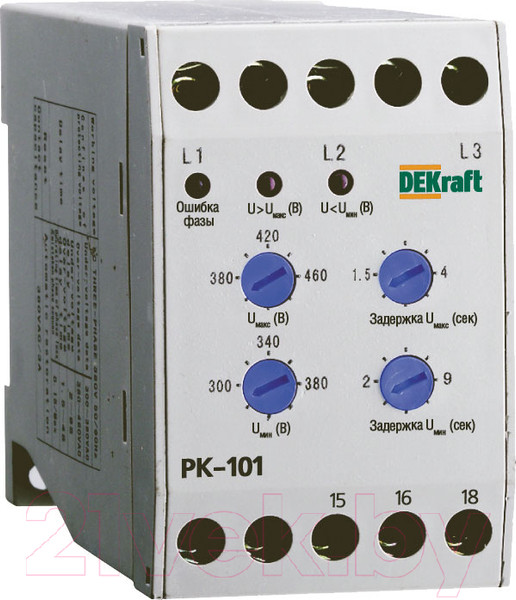 Изображение товара Реле контроля фаз DEKraft 23300DEK